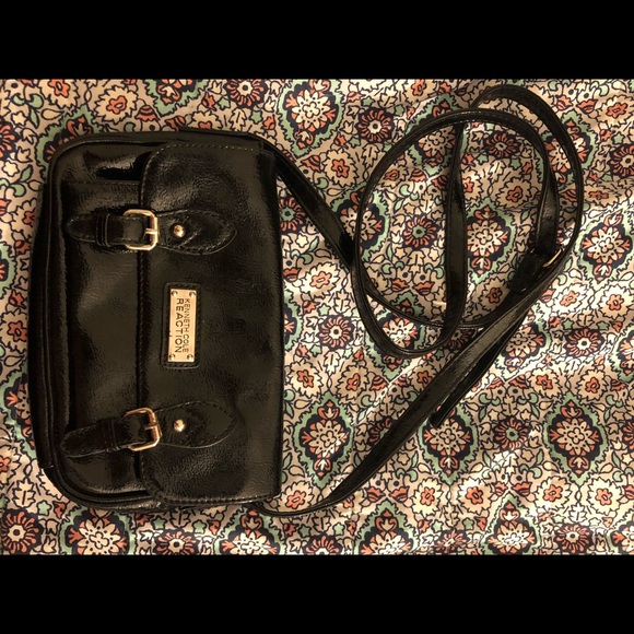 Kenneth Cole Reaction Patent Leather Cross Body - Picture 2 of 7